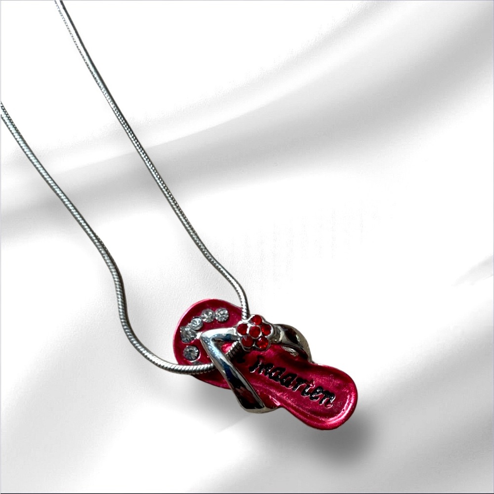Saint Maarten Sandal Pendant Necklace